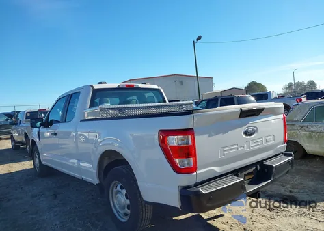 2021 Ford F150 Super Cab из США, поврежденный, VIN 1FTEX1CB4MFB88108